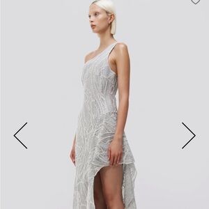 Jonathan Simkai Silver Dress
